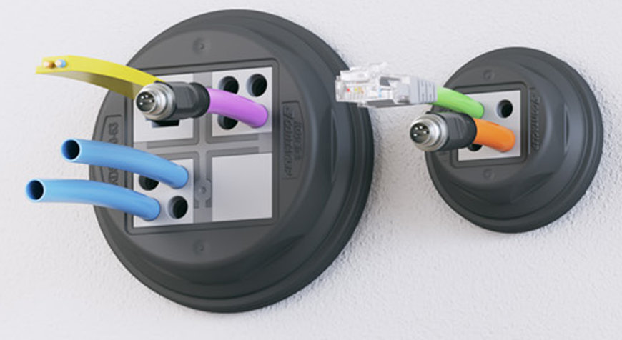 Eine runde Sache – Conta-Clip komplettiert Kabeldurchführungssystem KDS-R